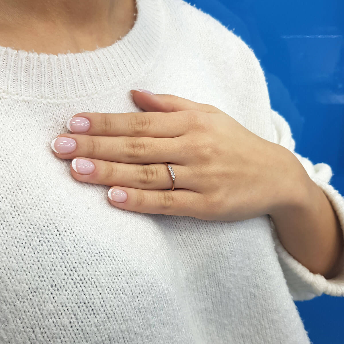 Baguette Diamond Kandalanu Ring
