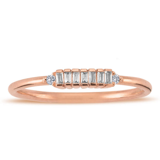 Baguette Diamond Kandalanu Ring