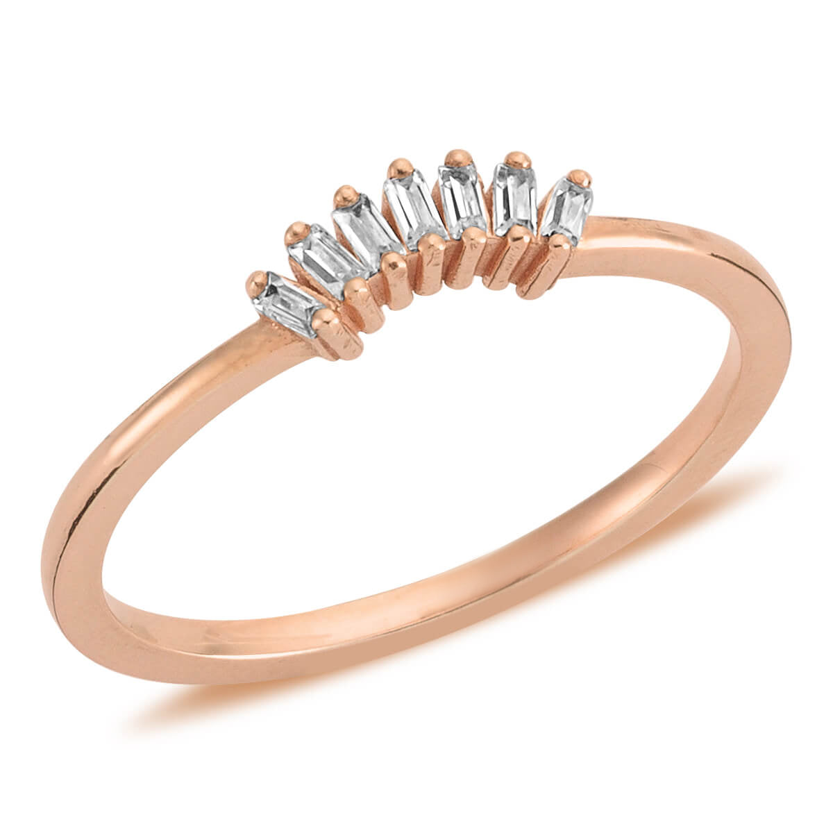 Baguette Diamond Nabu Ring