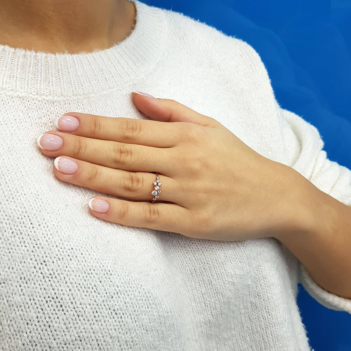 Diamond Stone Large Sallammu Ring