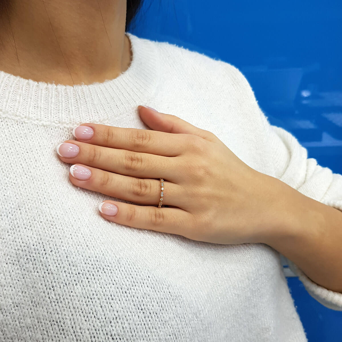 Diamond Stone Edessa Ring