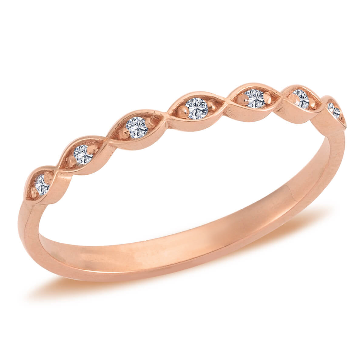 Diamond Stone Ugarit Ring