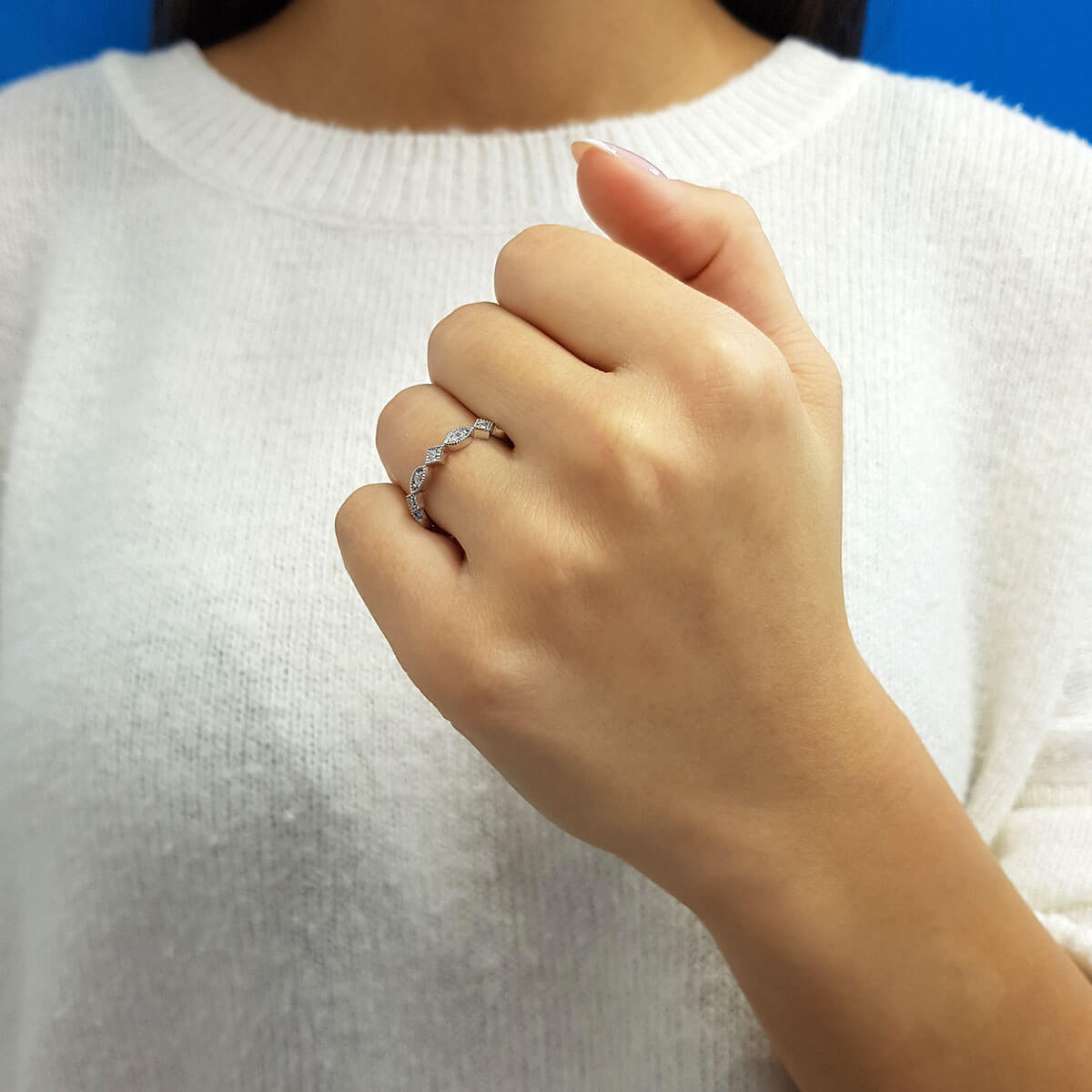 Diamond Stone Ruha Ring