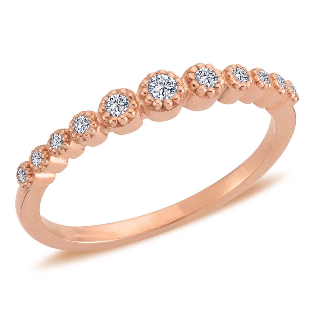 0.16 Carat Diamond Half-Eternity Turquoise Large Auriga Ring