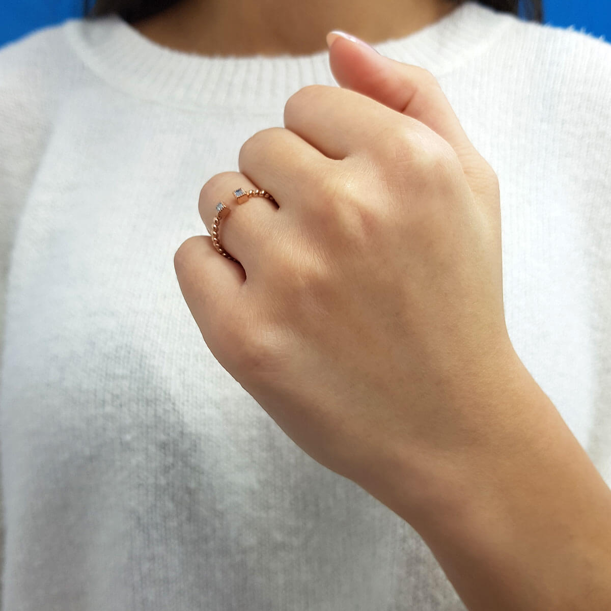 Baguette Diamond Babylon Ring