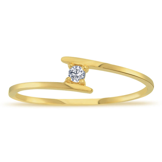 0.05 Carat Diamond Solitaire Ring