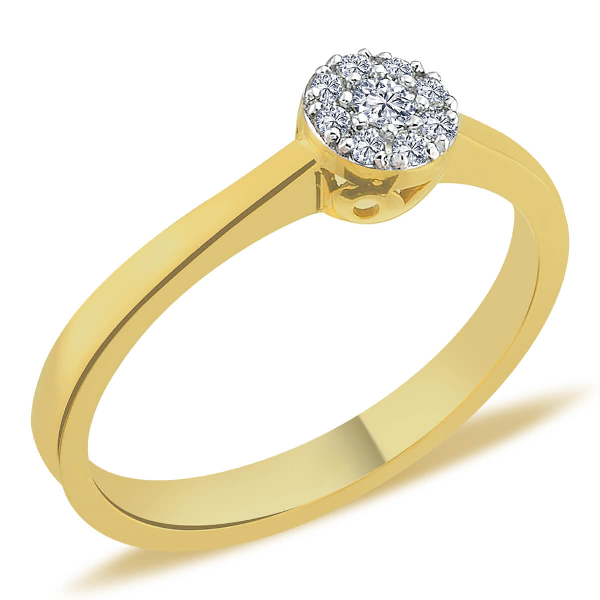 Diamond-Studded Mina Ring