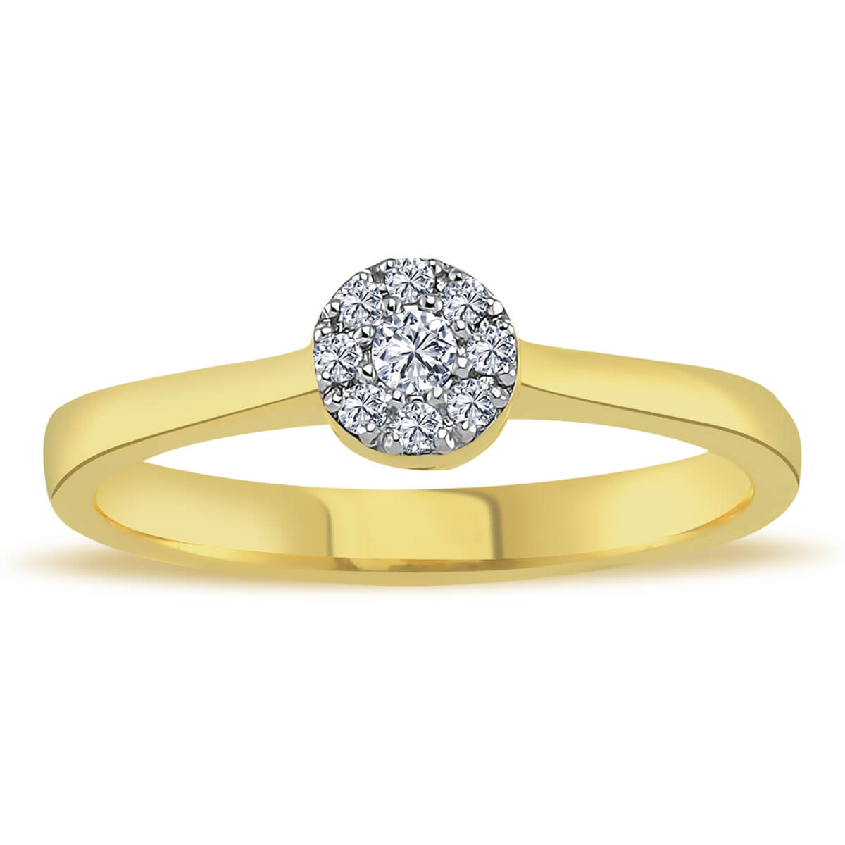 Diamond-Studded Mina Ring