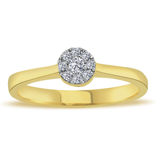 Diamond-Studded Mina Ring