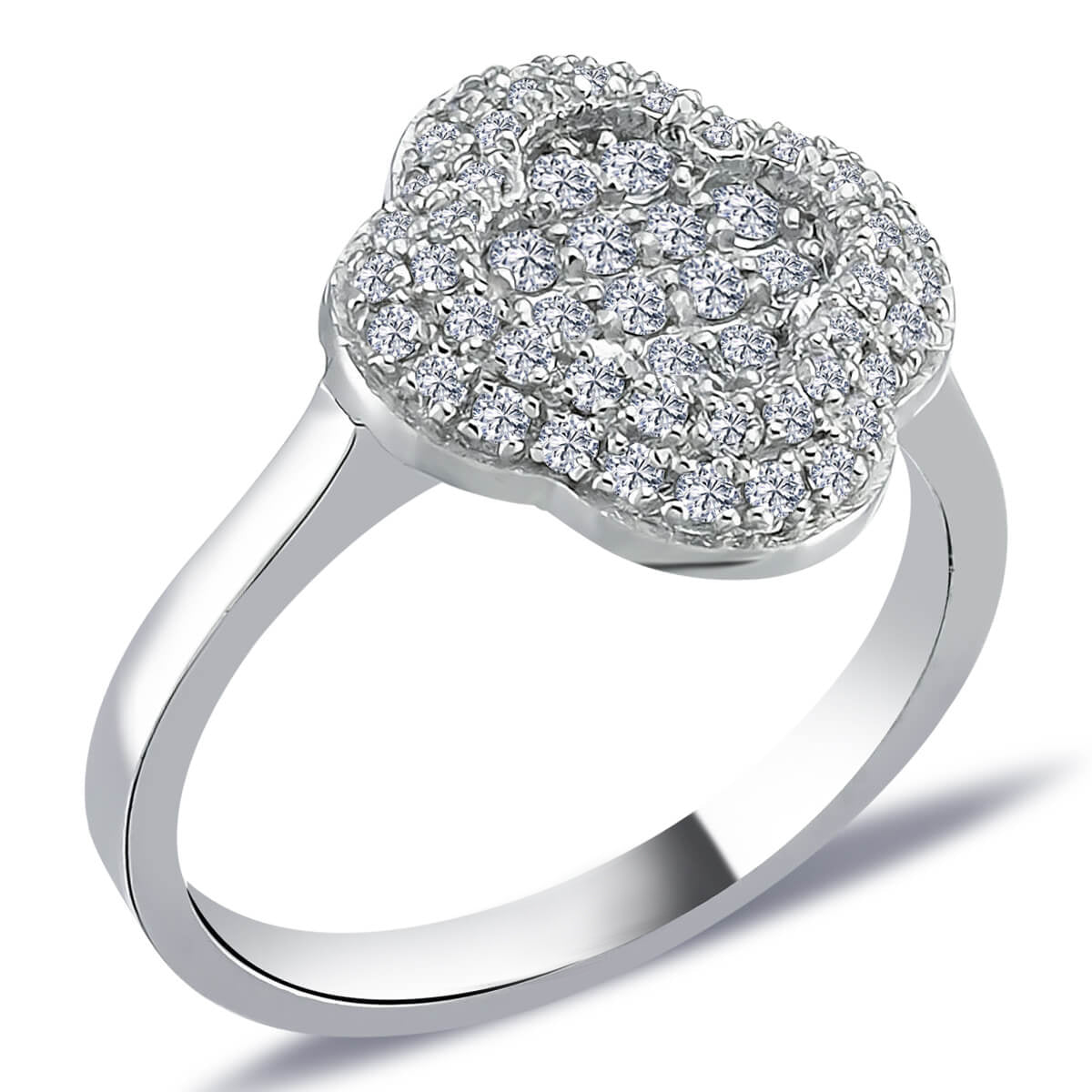 Diamond Quadruple Ring