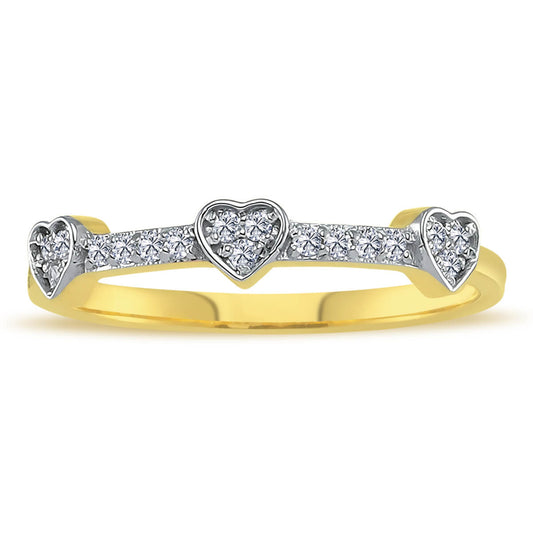 Diamond Heart Ring