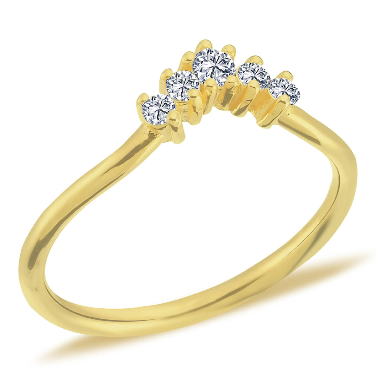 Diamond Stone Ahu Ring