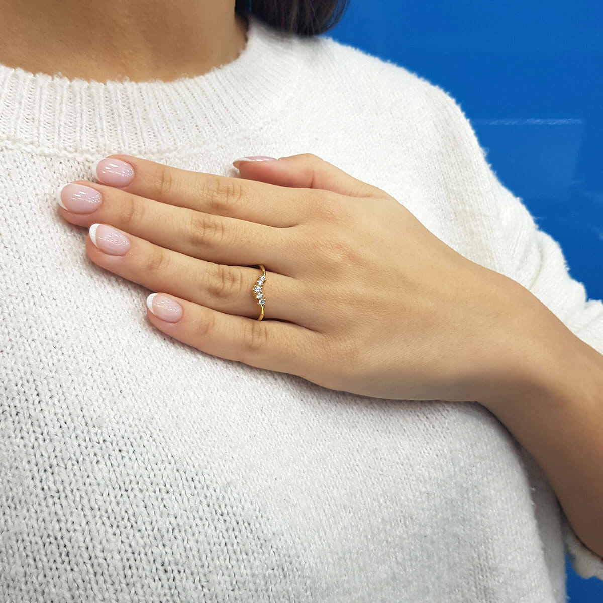 Diamond Stone Ahu Ring