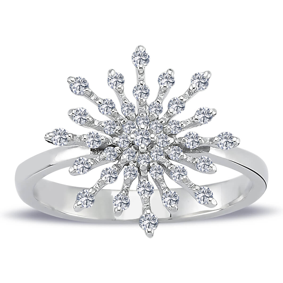 Diamond Snowflake Ring