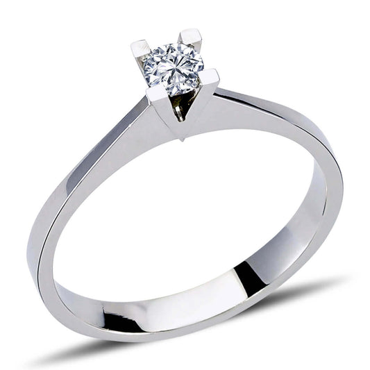 0.18 Carat Diamond Solitaire Ring