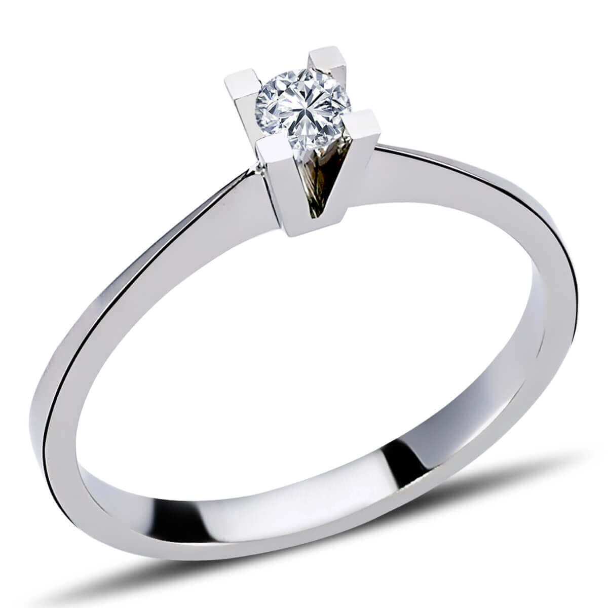 0.14 Carat Diamond Solitaire Ring