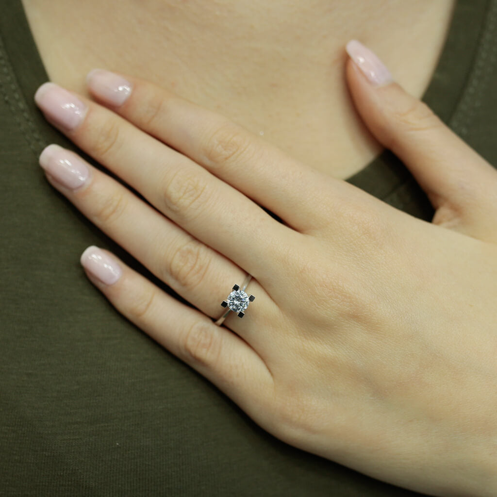 0.73 Carat Diamond Solitaire Ring