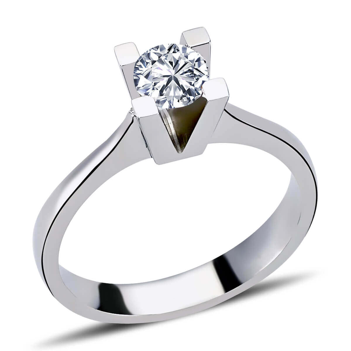 0.46 Carat Diamond Solitaire Ring
