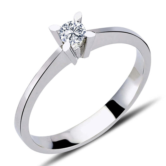 0.15 Carat Diamond Solitaire Ring