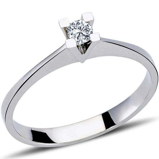 0.11 Carat Diamond Solitaire Ring