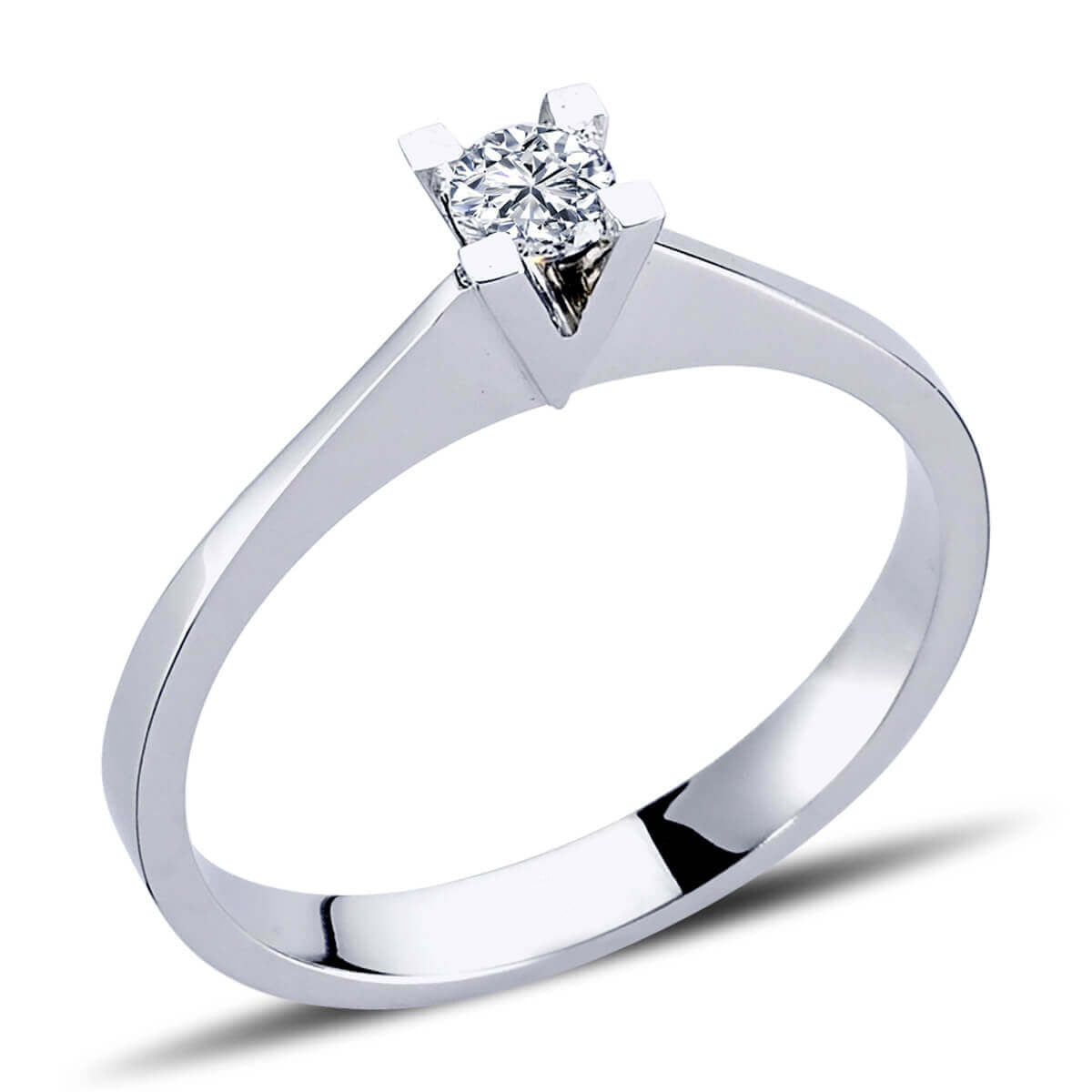 0.16 Carat Diamond Solitaire Ring