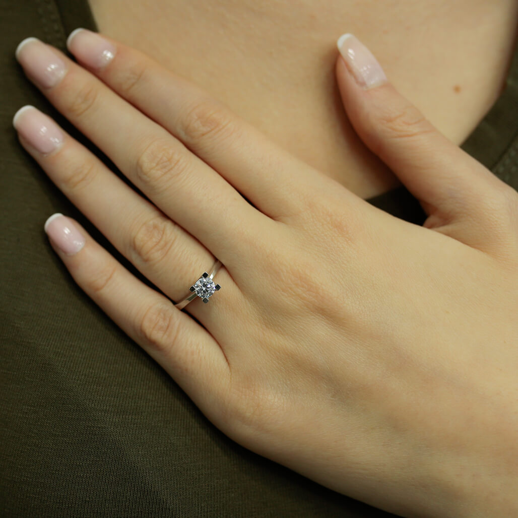 0.51 Carat Diamond Solitaire Ring