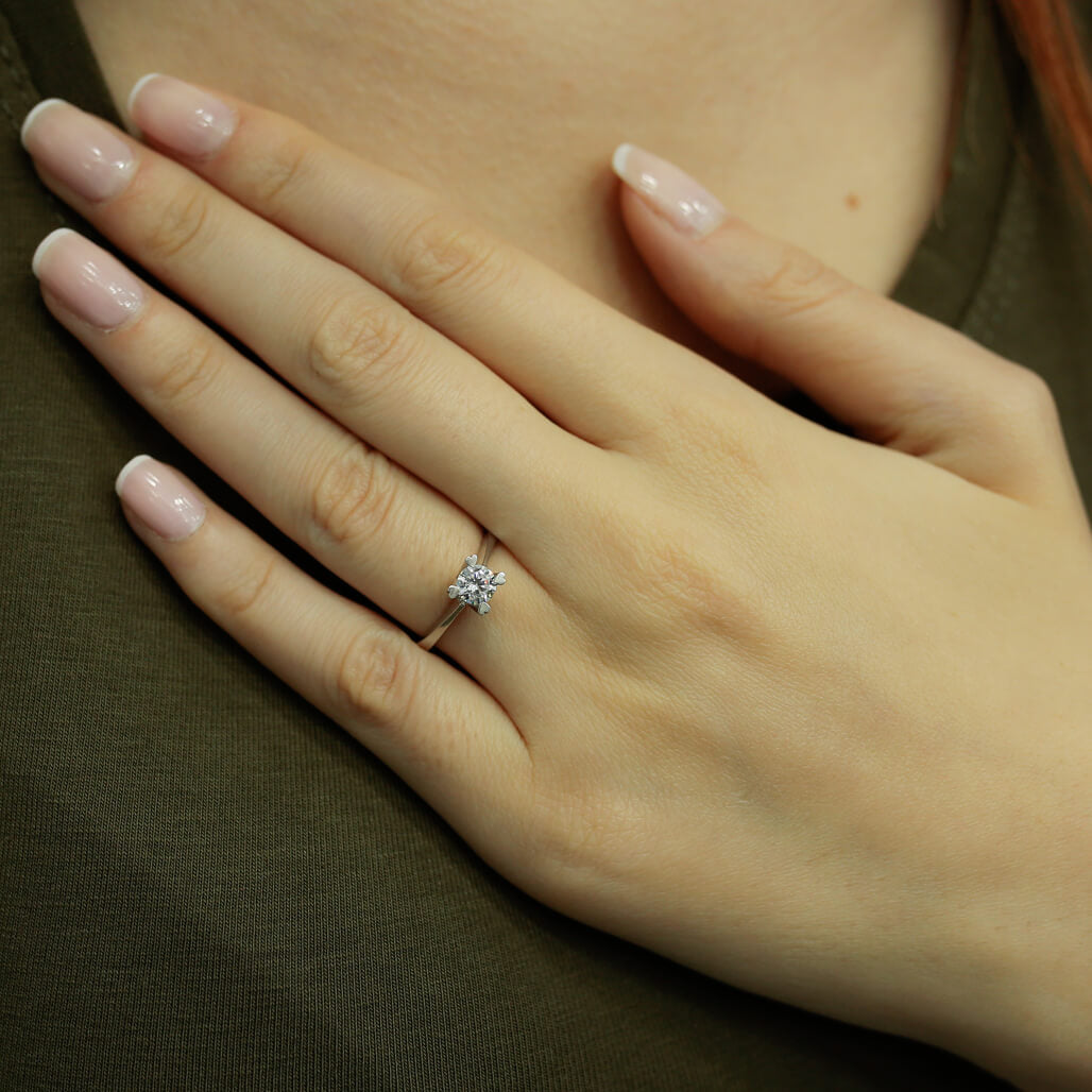 0.44 Carat Diamond Solitaire Ring