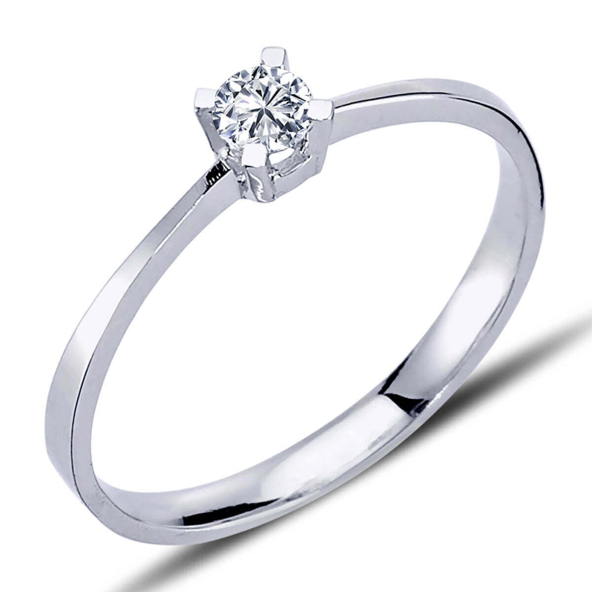 0.13 Carat Diamond Solitaire Ring