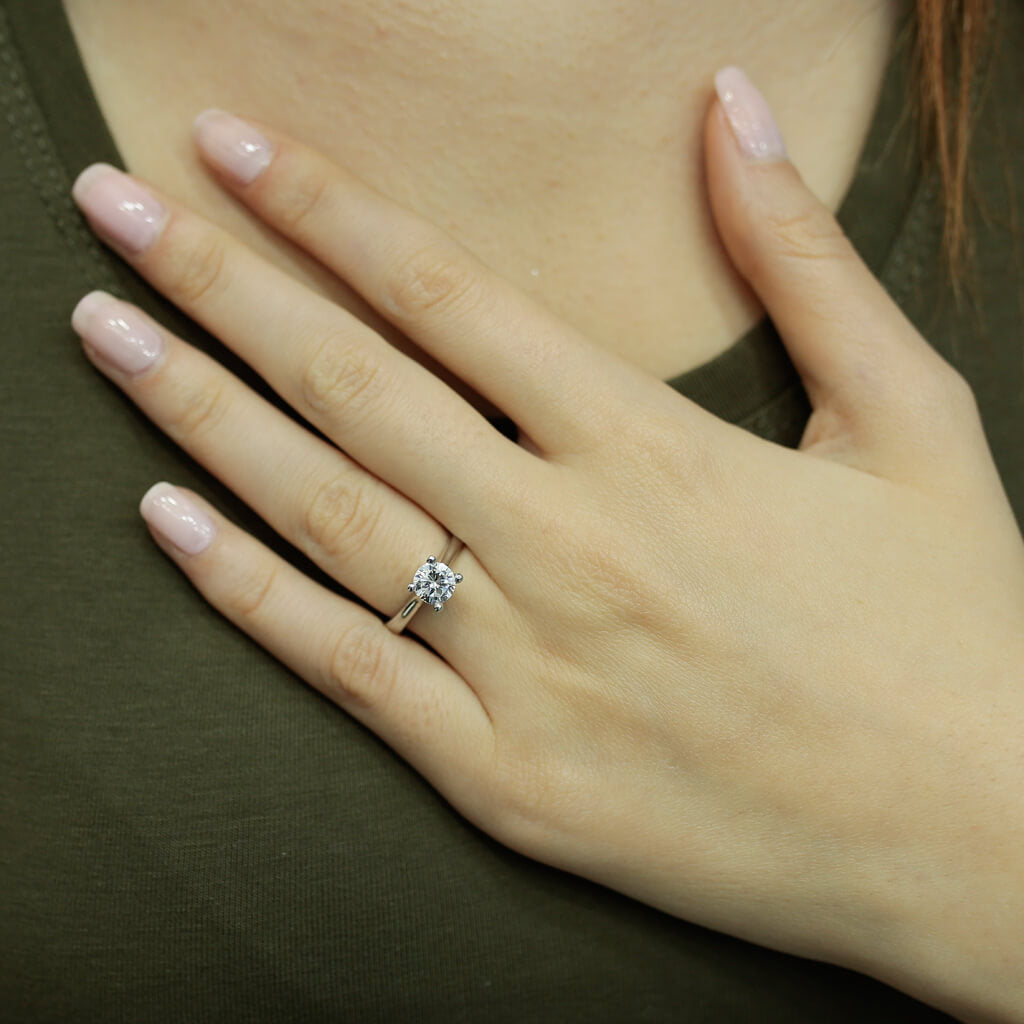 0.90 Carat Diamond Solitaire Ring