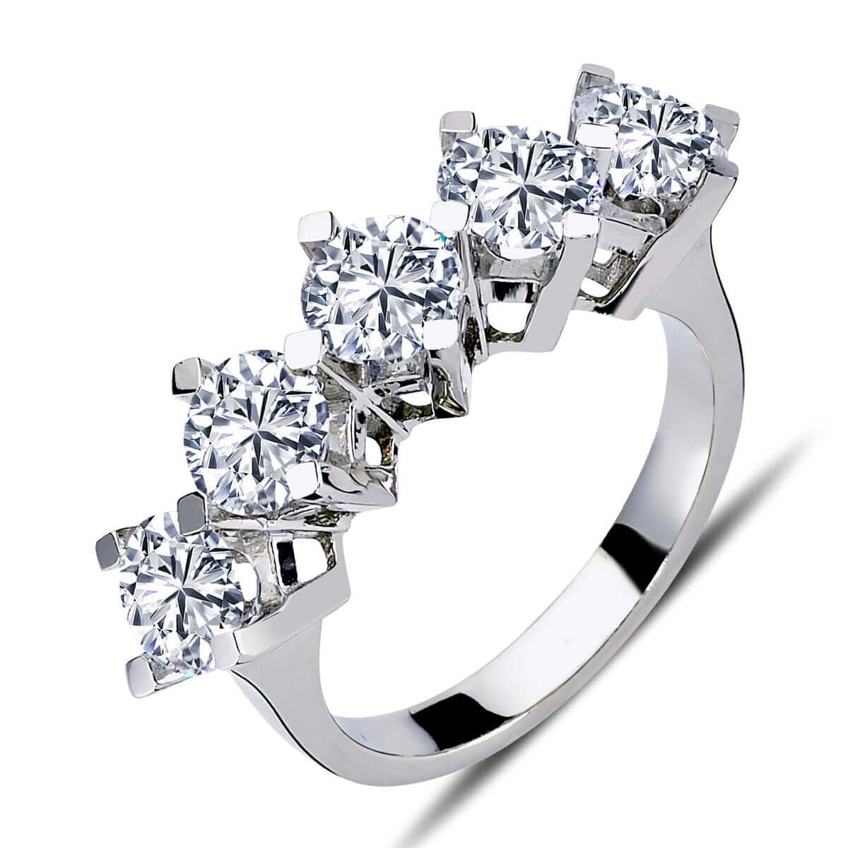 2.50 Carat Diamond Five-Stone Ring