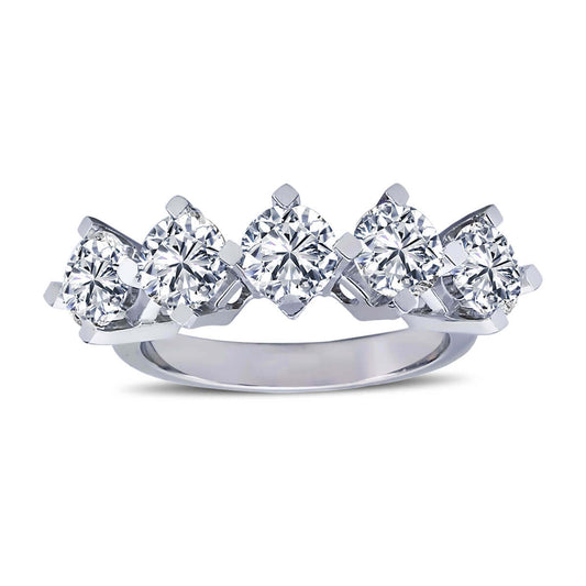 2.50 Carat Diamond Five-Stone Ring