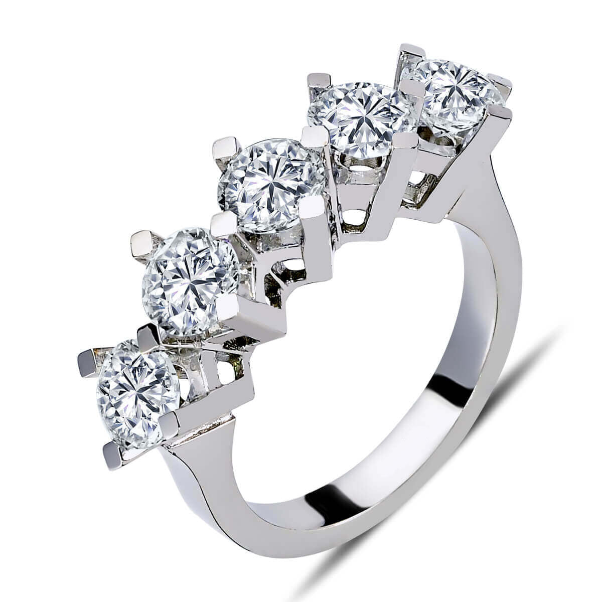 3 Carat Diamond Five-Stone Ring
