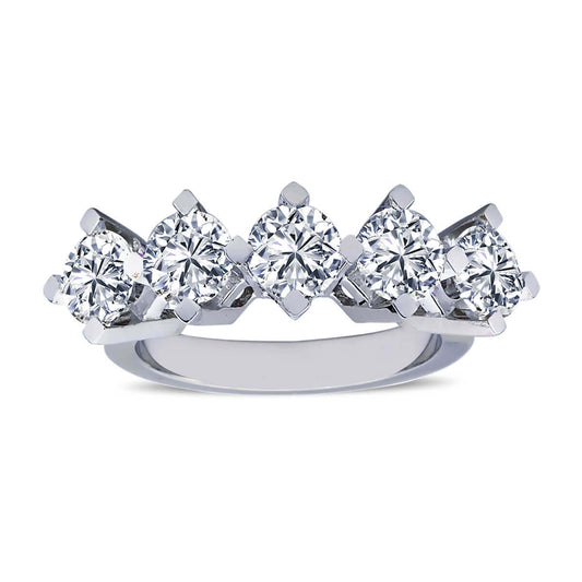 3 Carat Diamond Five-Stone Ring
