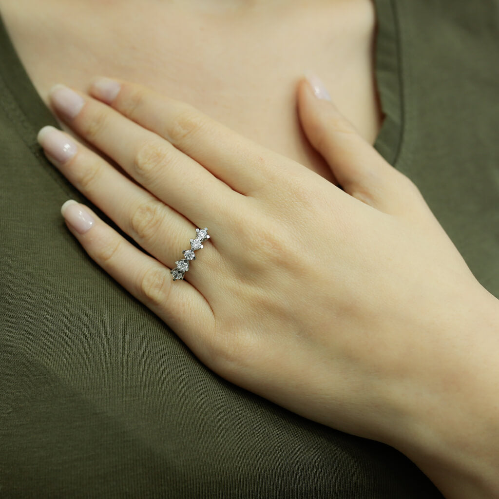 0.65 Carat Diamond Five-Stone Ring