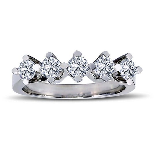 0.65 Carat Diamond Five-Stone Ring