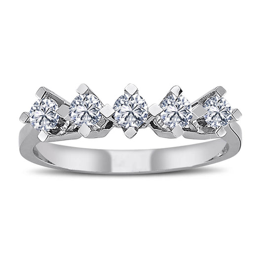 0.50 Carat Diamond Five-Stone Ring