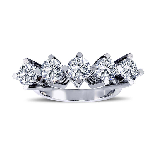 2.50 Carat Diamond Five Stone Ring