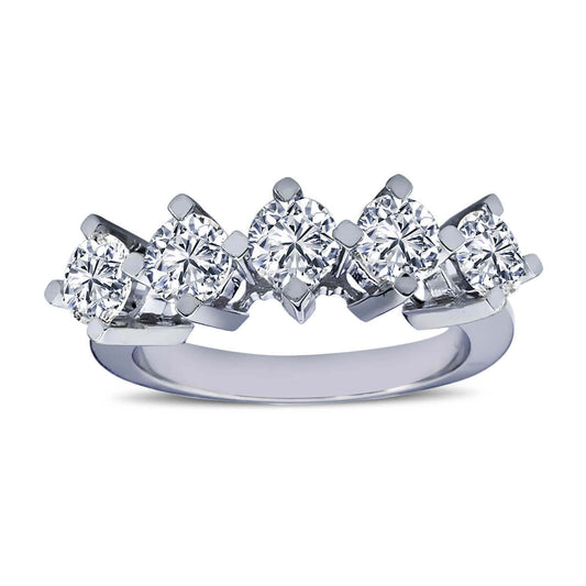 2 Carat Diamond Five-Stone Ring