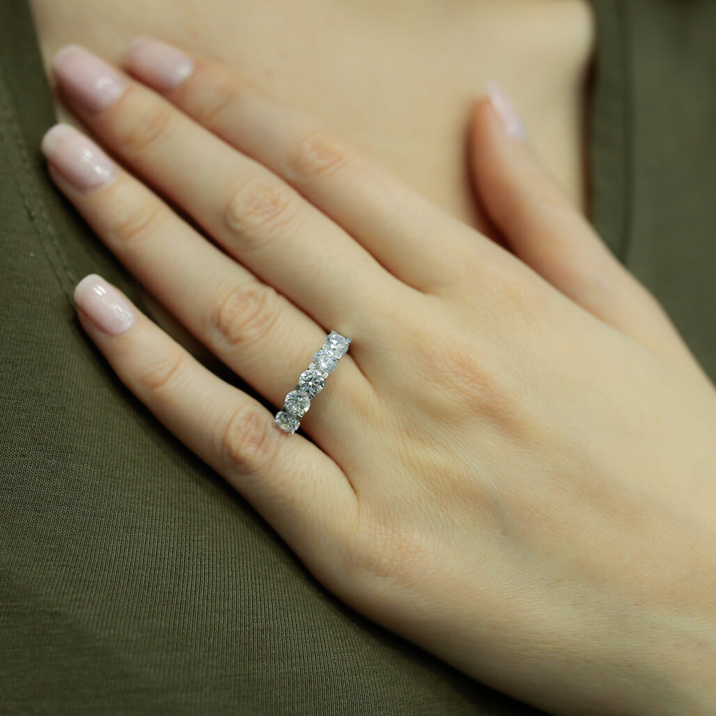 1.50 Carat Diamond Five-Stone Ring