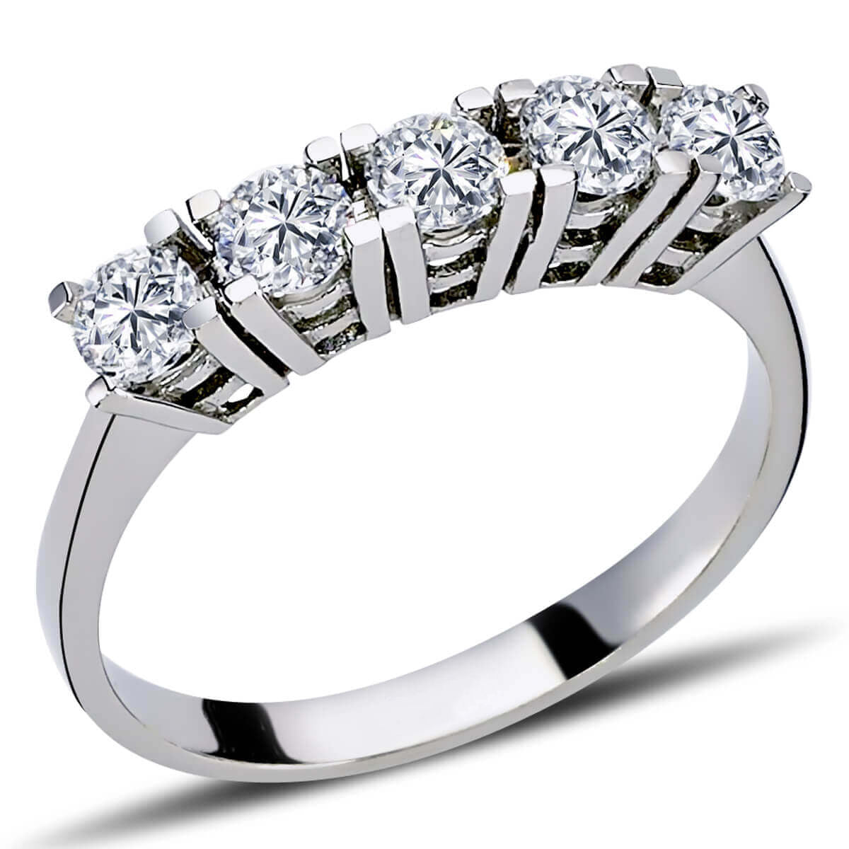 0.65 Carat Diamond Five Stone Ring