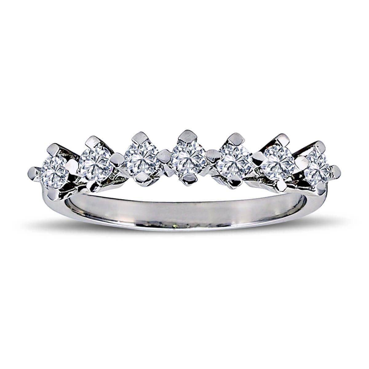 0.35 Carat Diamond Seven-Stone Ring