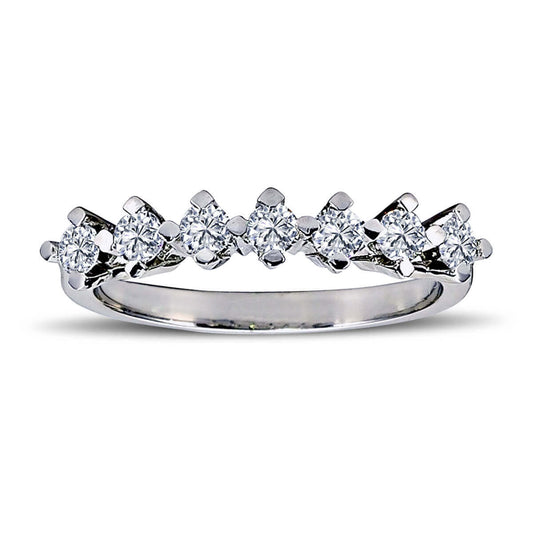 0.35 Carat Diamond Seven-Stone Ring