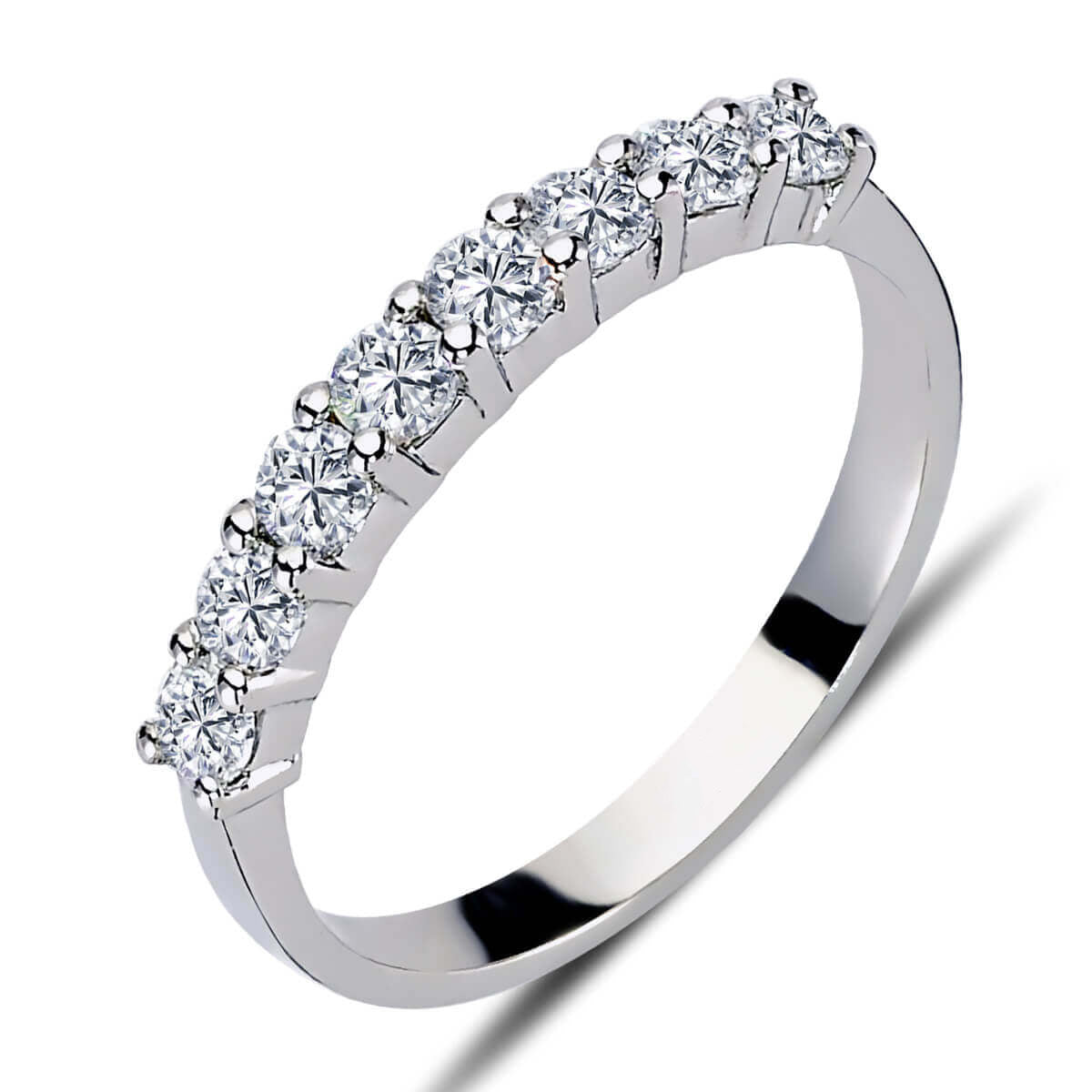 0.60 Carat Diamond Half-Eternity Ring