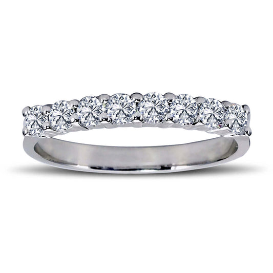0.60 Carat Diamond Half-Eternity Ring