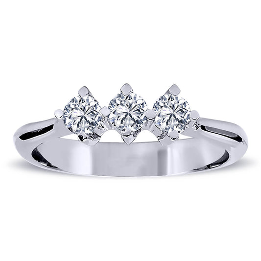 0.45 Carat Diamond Tria Ring