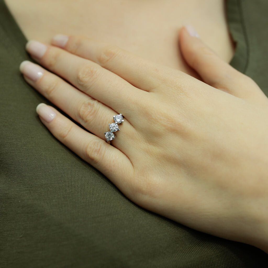1 Carat Diamond Tria Ring