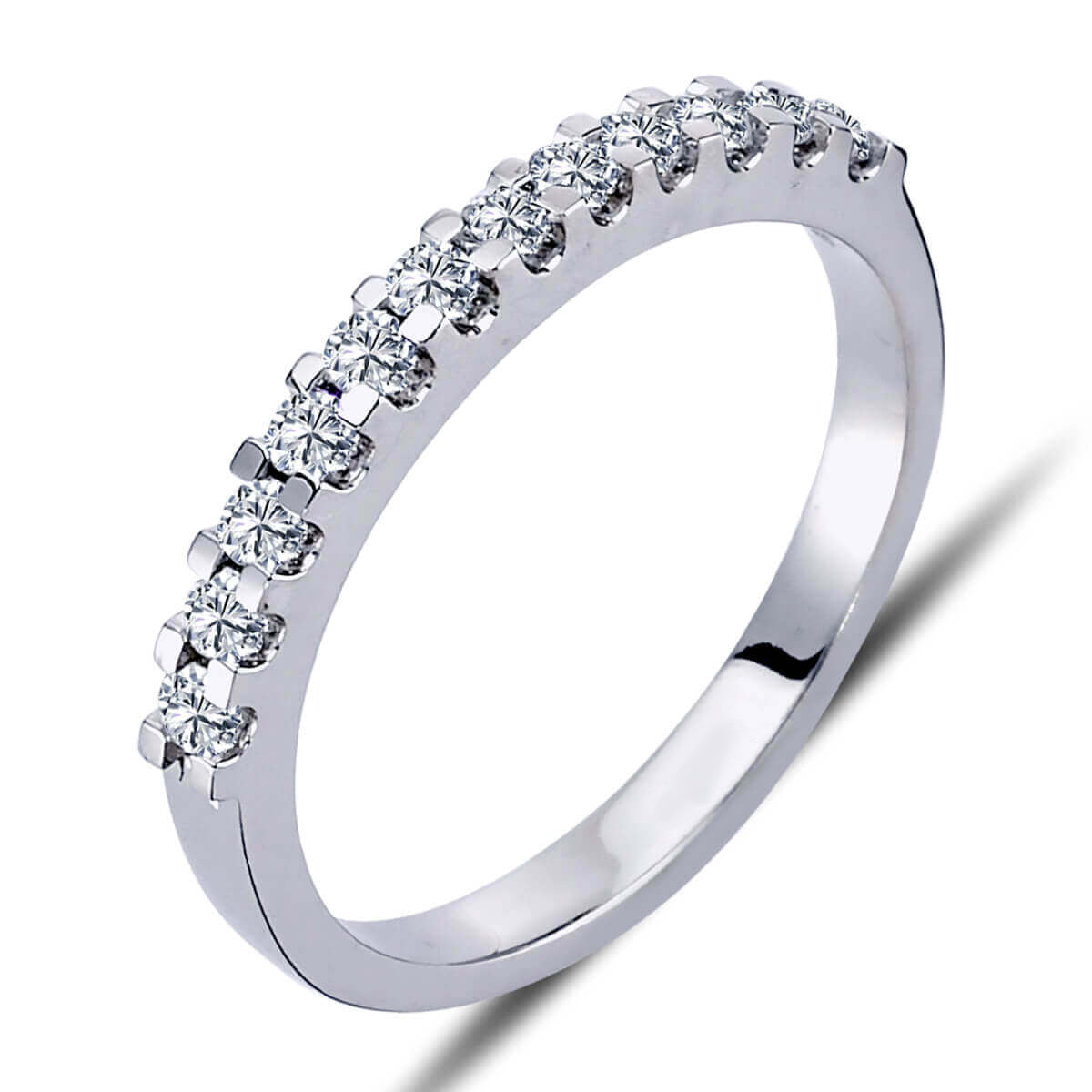 0.27 Carat Diamond Half-Eternity Ring