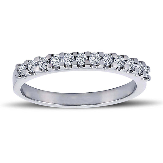 0.27 Carat Diamond Half-Eternity Ring