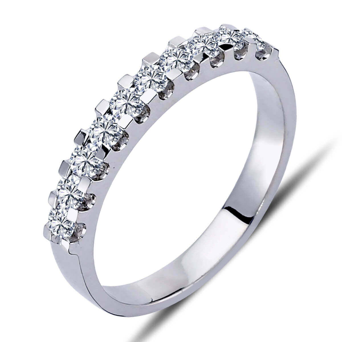 0.48 Carat Diamond Half-Eternity Ring