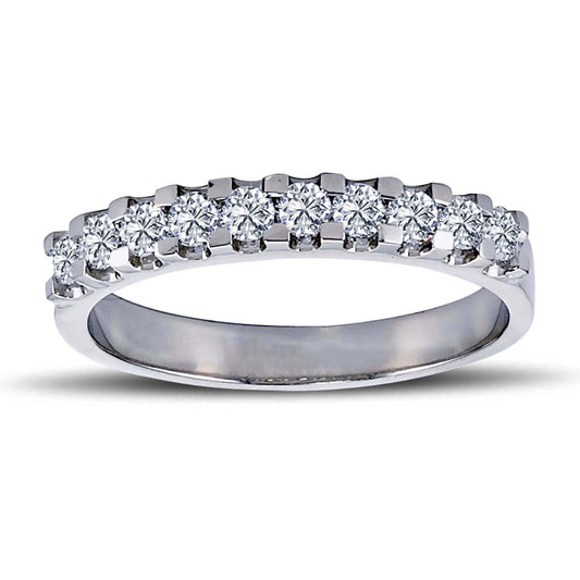 0.48 Carat Diamond Half-Eternity Ring